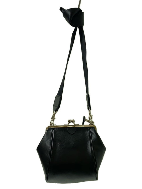 Ys Shoulder Bag Yl-a02-707 Black Plain Leather Handbag Purse Womens Everyday