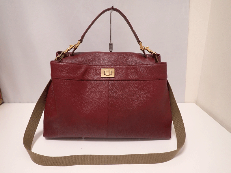 Atao Labo Rouge 2-way Shoulder Bag Leather Crossbody Handbag Designer Bag