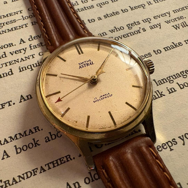 1960s  Watch Antique English Mechanical Wristwatch Vintage Collectors Item