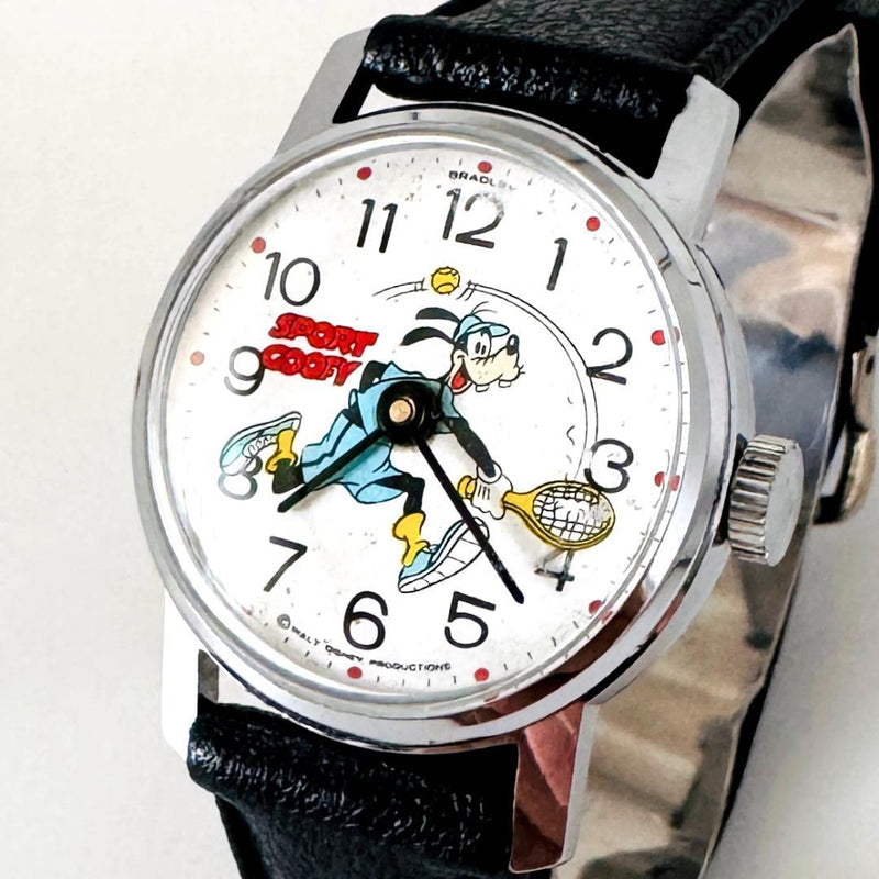 Bradley Goofy (Disney) Hand-wound Watch Tennis Theme Collectible Character Watch