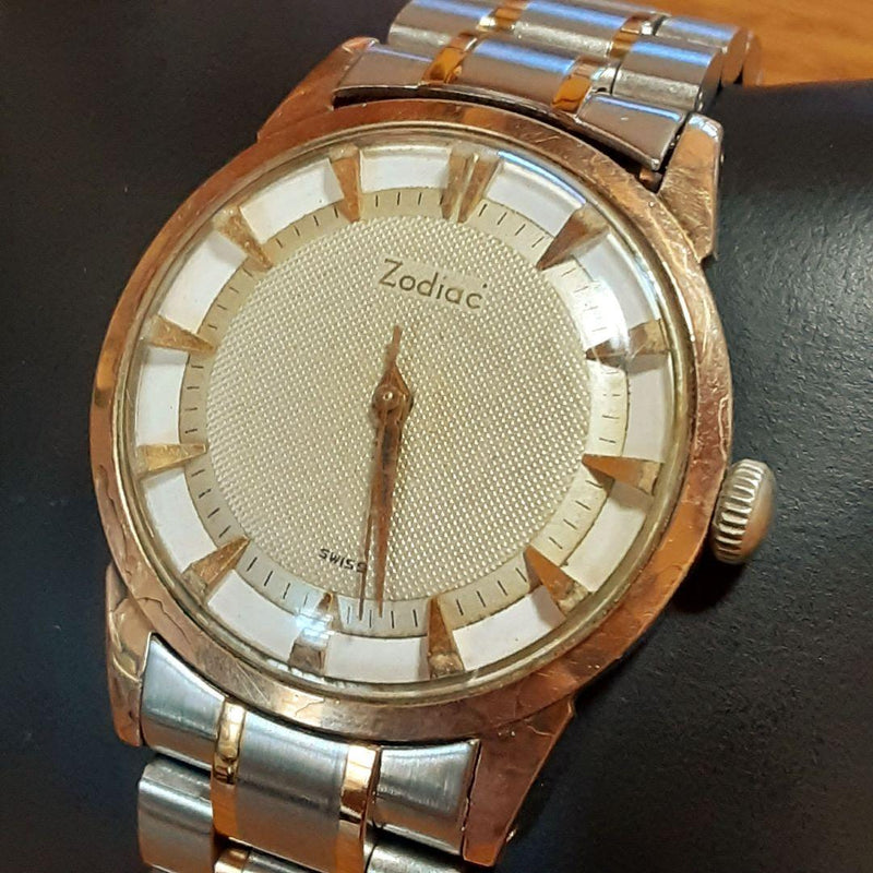 Vintage Glorious Gold Hand-winding Mens Watch Working Condition