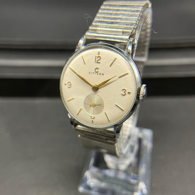 C Mark Hand-wound Wristwatch Vintage Classic Mechanical Movement