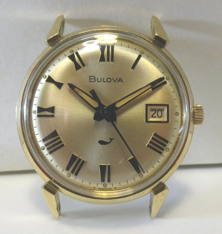 1960s Vintage Mens Watch 10k Gold Plated Everyday Wear Classic Dress