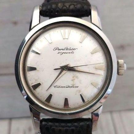 1960s  Deluxe Parawater 21 Jewels Watch Vintage Mechanical Working