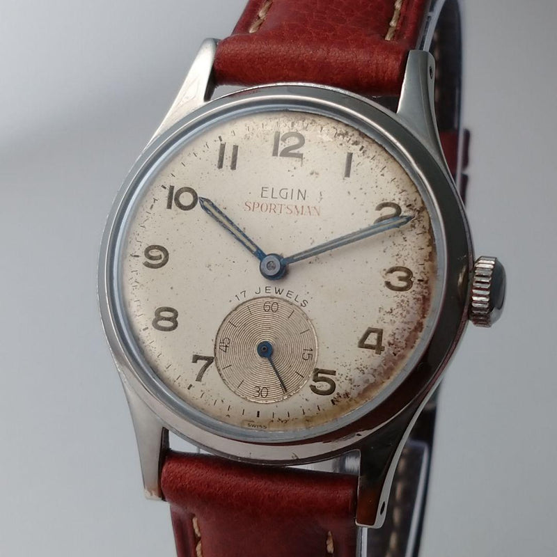 1960s  Small Seconds Vintage Watch Serviced Collectible Timepiece