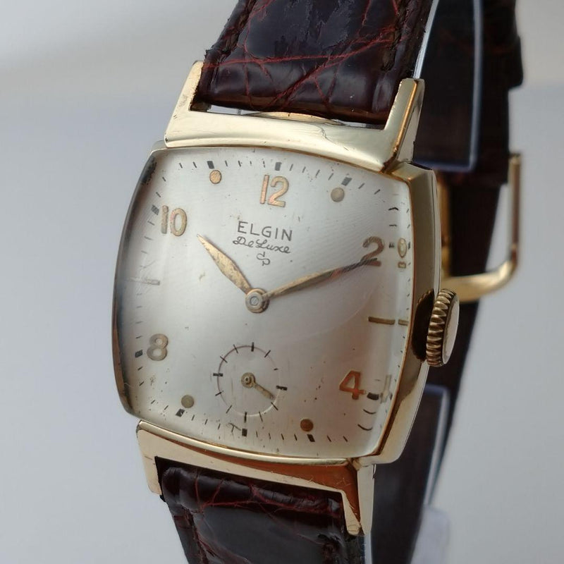 1940s  Small Seconds Vintage Wristwatch Serviced Collectible Dress Watch