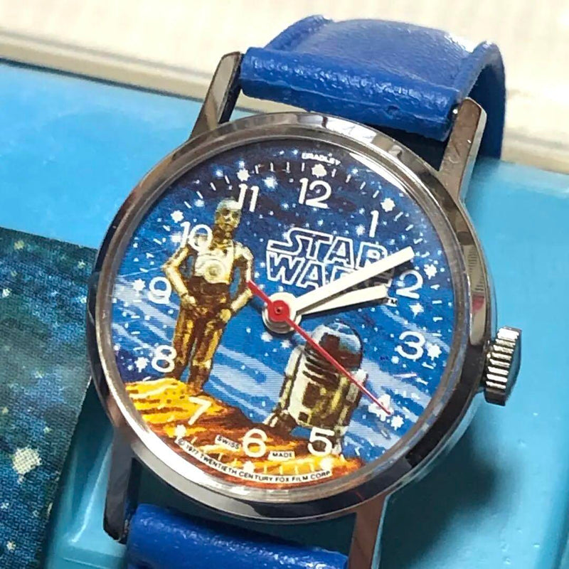 1977 Star Wars Vintage  Wind-up Watch Collectible Movie Memorabilia