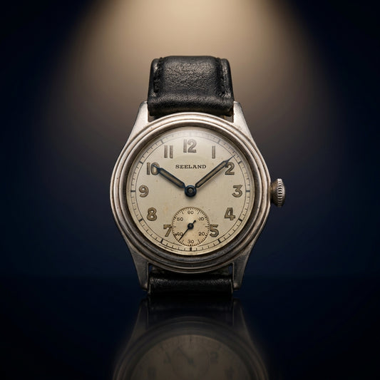 Luxury watch - 1940s Seeland Sterling Silver Watch Overhauled Mai