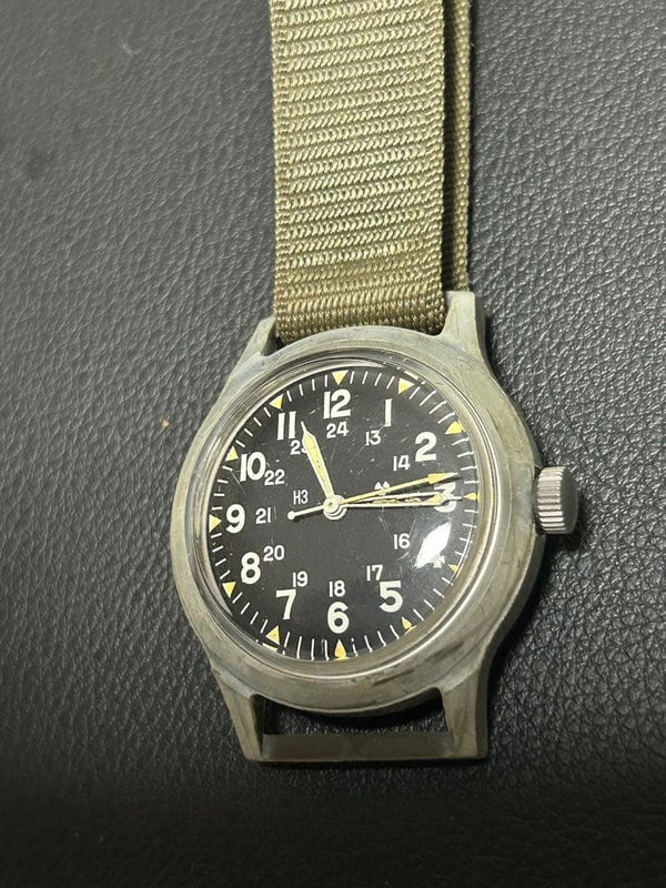 1975 Mil-w-46374a U.s. Military Issue Watch Vintage Collectible Military Watch