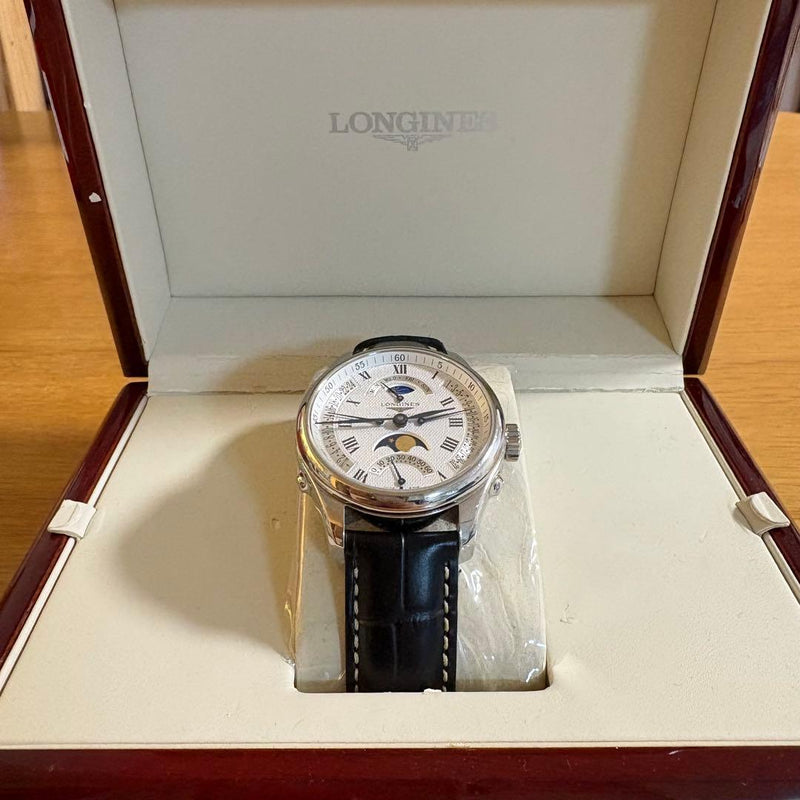 Longines Master Collection Watch Automatic Chronograph Stainless Steel Luxury