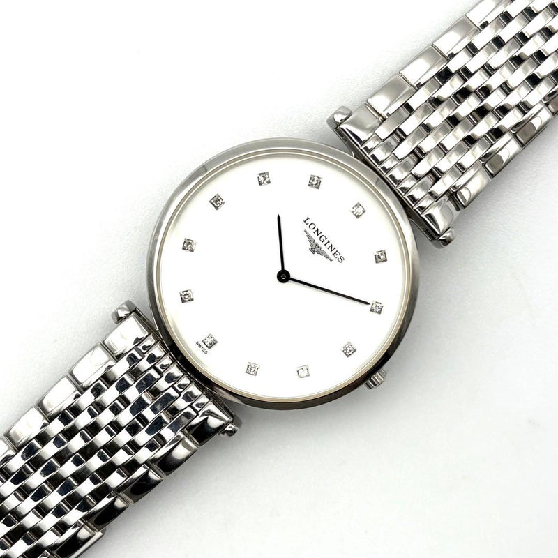 Longines Grande Classique L4.709.4 Automatic Watch Gold Bezel Elegant Dress