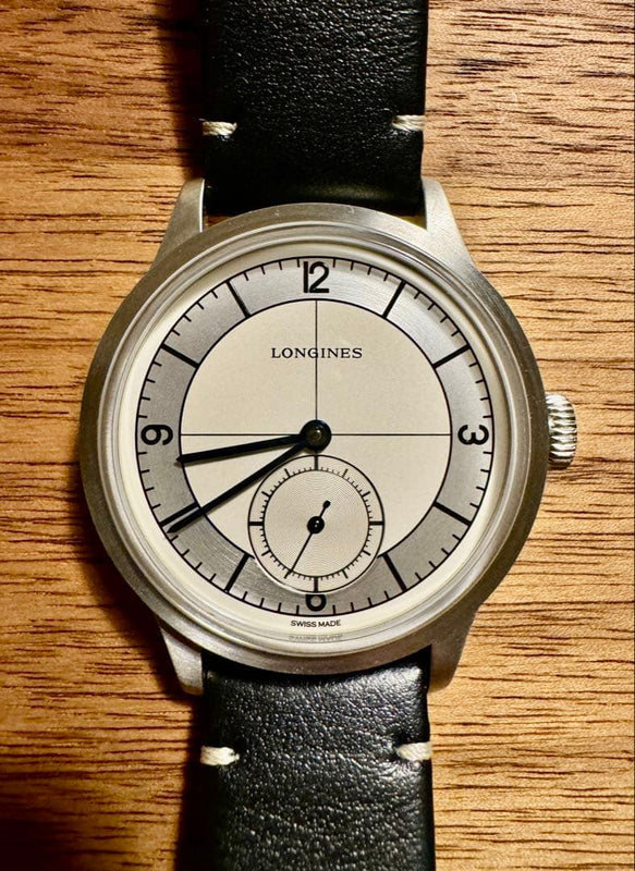 Longines Heritage Classic Sector Dial Watch Swiss Automatic Elegant Dress Watch