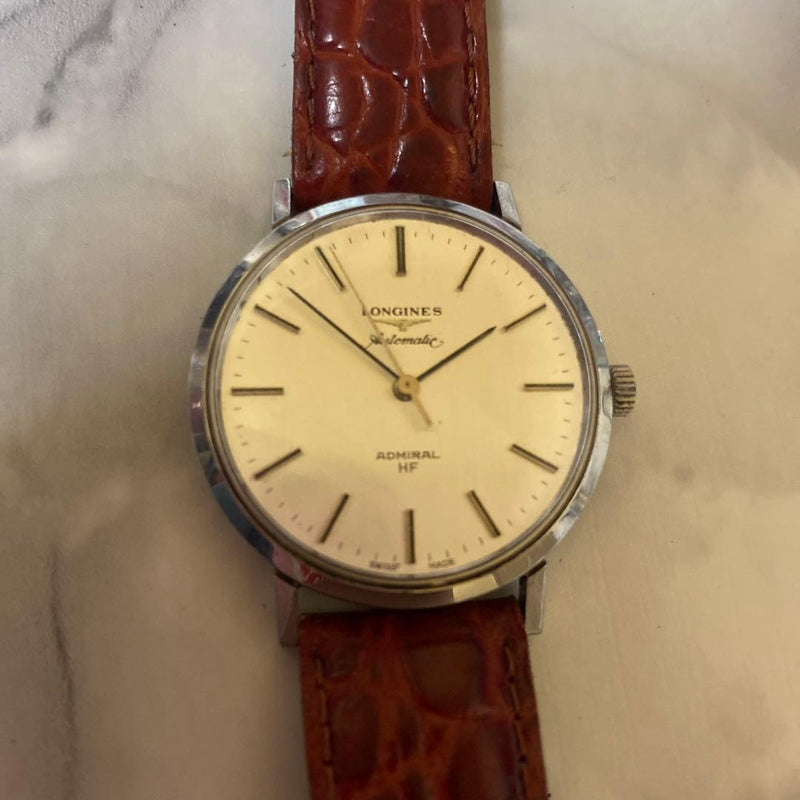 Longines Admiral Hf Vintage Swiss Watch High Frequency Movement Classic Style