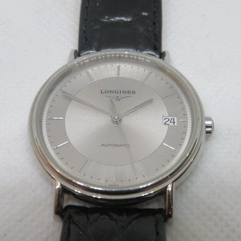 Longines L4.721.4 Automatic Mens Watch Leather Band Swiss Made Luxury Dress