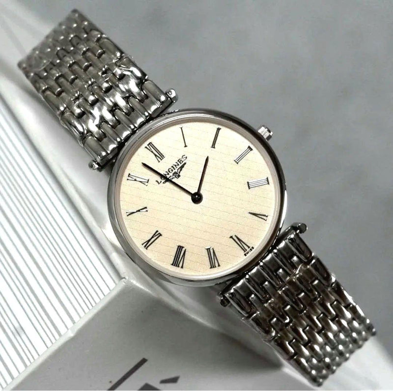 Longines Grand Classic Mens Watch Quartz Two-hand Elegant Dress Watch