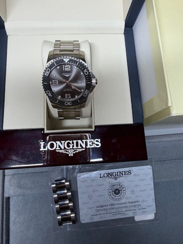 Longines Automatic Divers Watch L37814766 Stainless Steel Mens Water Resistant
