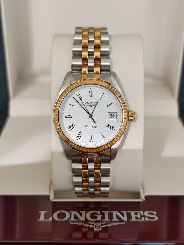 Longines Conquest Quartz Watch Swiss Made Stainless Steel Elegant Timepiece