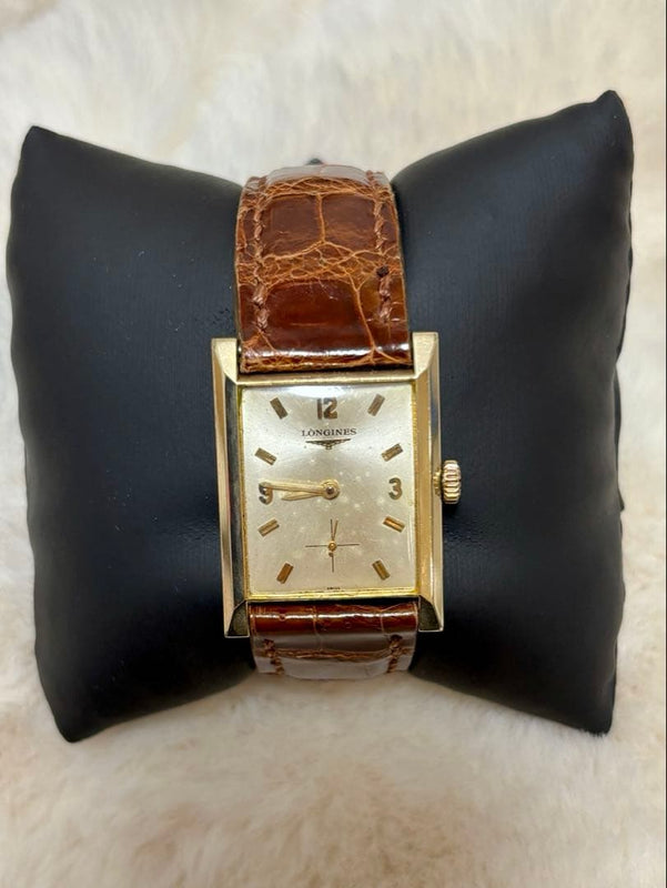 Longines 10k Gold Filled Vintage Hand-winding Wristwatch Classic Dress Watch