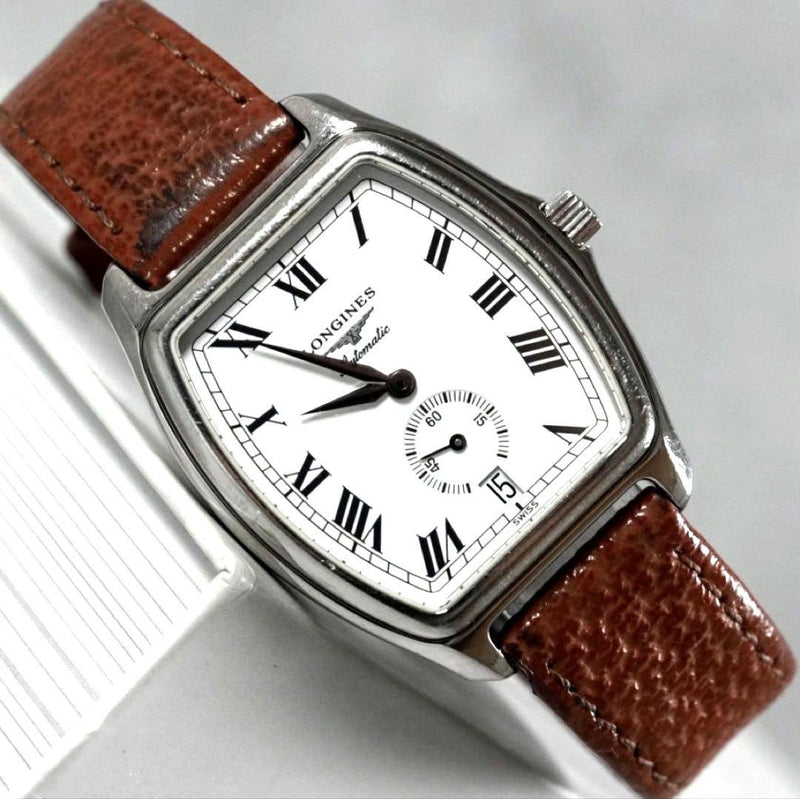 Longines Grand Classic Date Mens Watch Automatic Steel Case Elegant Dress Watch