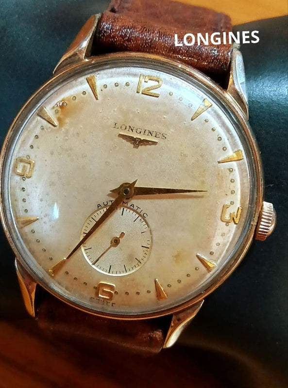Longines 1950s Small Seconds Cal. 22a Automatic Mens Watch Vintage Mechanical