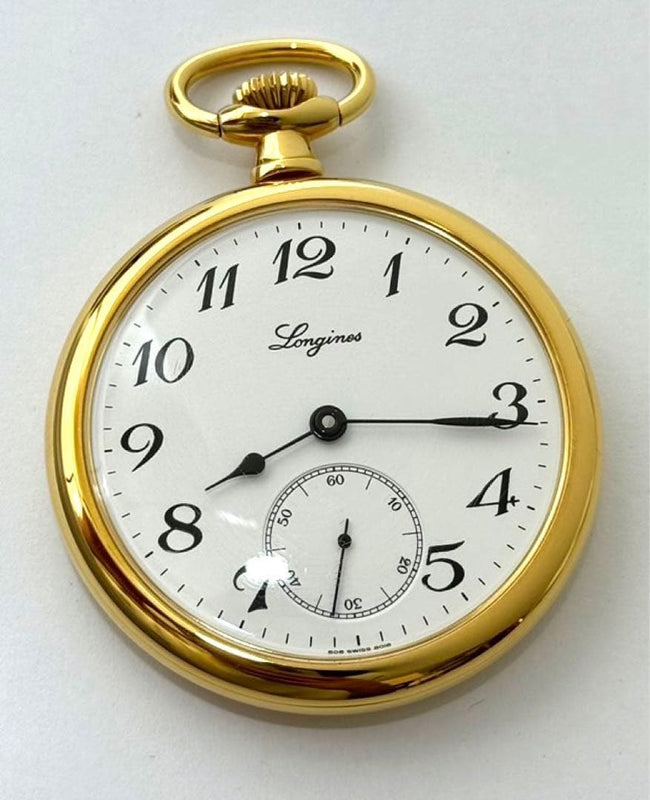 Longines Pocket Watch Antique Style Mechanical Movement Collectible Timepiece