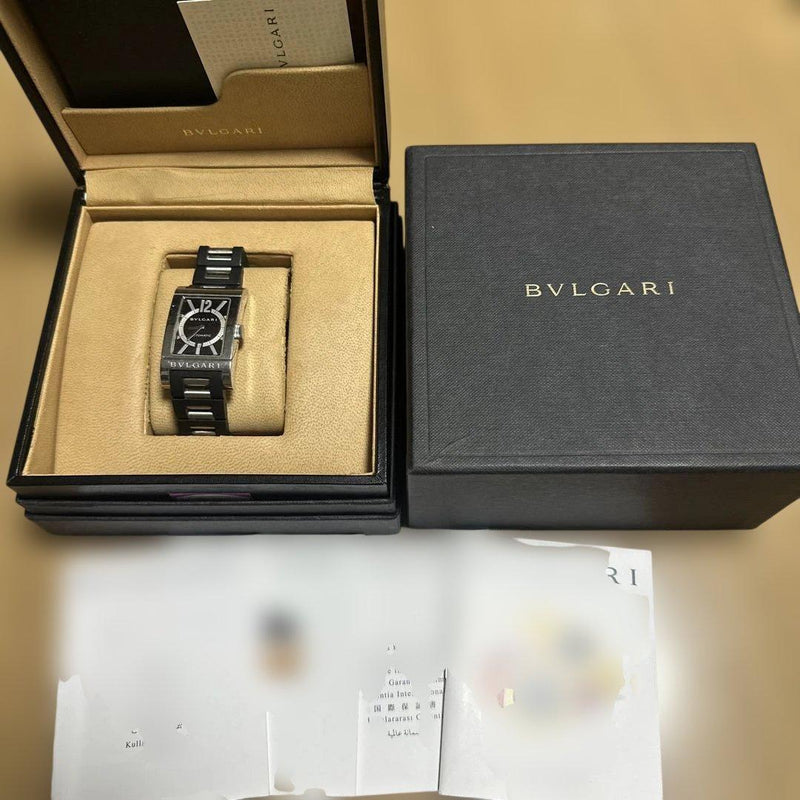 Bulgari Automatic Wristwatch Luxury Mens Watch Swiss Made Authentic Timepiece