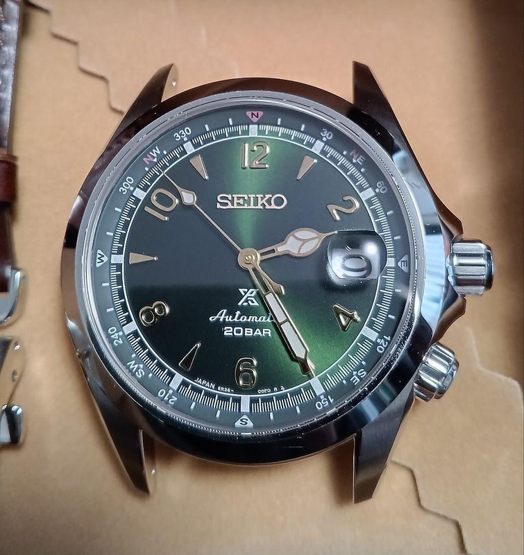 Prospex Alpinist Watch Automatic Stainless Steel Green Dial Mens Sport