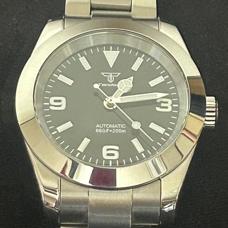 Tandorio Explorer Homage Nh35 Automatic Dive Watch 200m Water Resistant Steel
