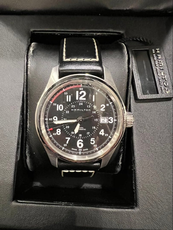 Hamilton H705950 Khaki Field Automatic Watch Stainless Steel Mens Analog Casual