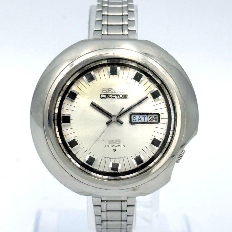 5 Actus Day-date Automatic Ufo Seiko Watch Vintage Mens Wristwatch Japan