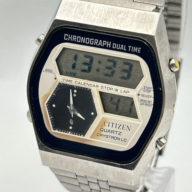 Crystron Digi-ana Digital Y2k Watch Battery Powered Retro Style