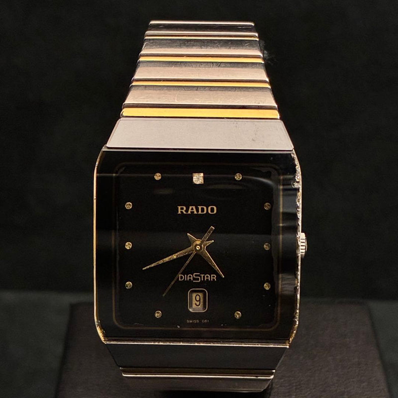 Rado Diastar Quartz Mens Watch Swiss Made Sapphire Crystal Luxury Dress Watch