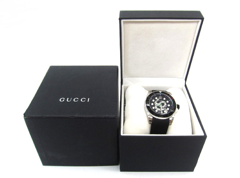 Gucci 136.2 Dive Snake Watch Quartz Wristwatch Mens Luxury Diver Watch ∠Up5670