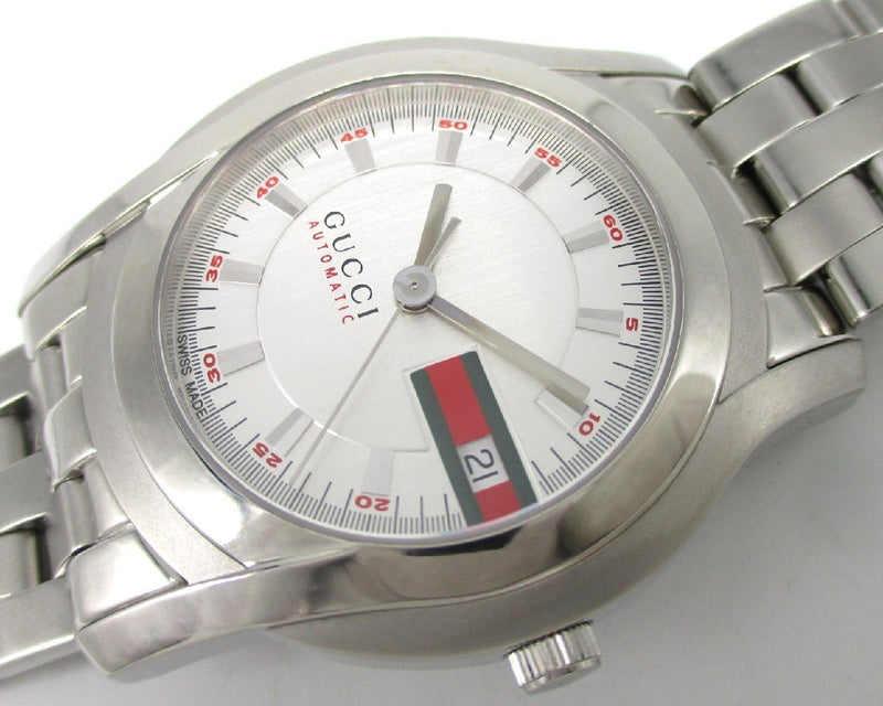 Gucci G-class 5500 Auto Ya055205 Mens Automatic Watch Stainless Steel Luxury