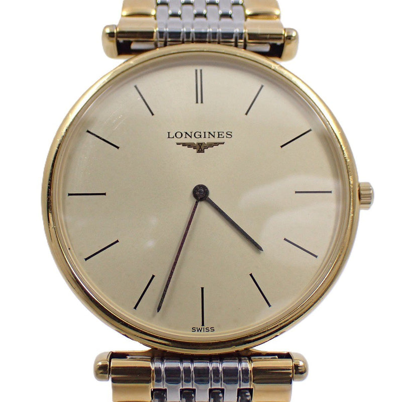 Longines Grande Classique Quartz Mens Watch L4.635.2 Two-tone Gold Dial