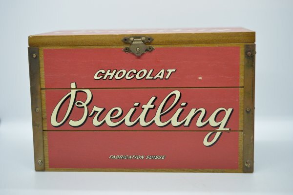 Breitling Chocolate Box Wooden Novelty Storage Display Watch Jewelry