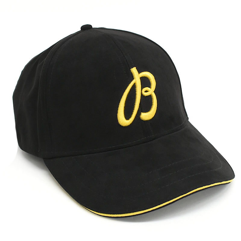Breitling Baseball Cap Black Polyester Hat One Size Sporty Casual Style