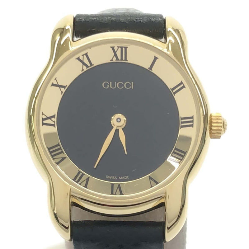 Gucci 5100l Womens Quartz Watch Black Dial New Battery (2025) Working H3798-1-2