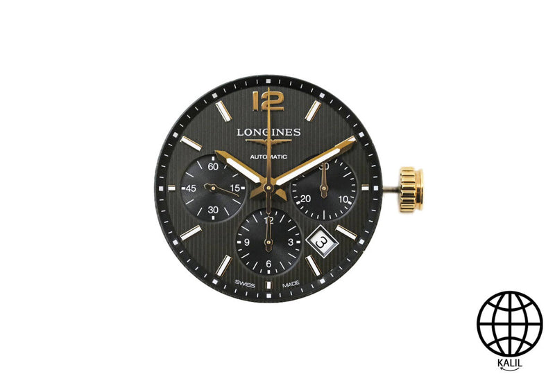 Longines Conquest Chronograph Automatic Watch Black Dial Cal. L688.2 A08l01