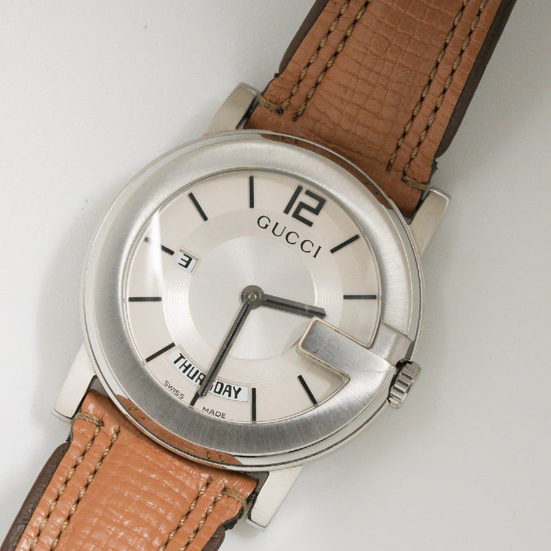 Gucci G-round 101m Ya101303 Mens Watch Silver Dial Quartz Iko Quality. Dress