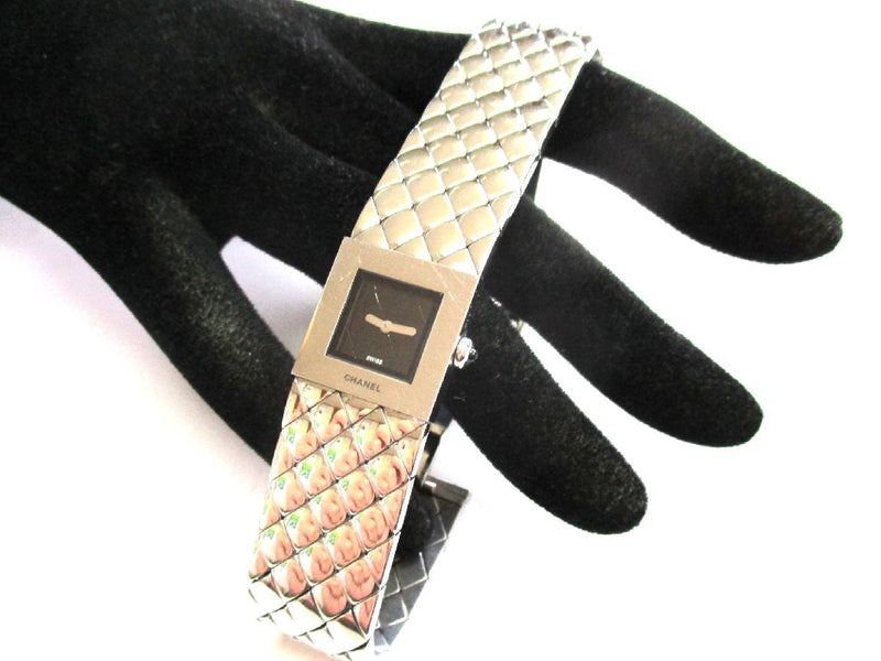 Tochigi-ya Chanel Matrasse Ss Quartz Ladies Watch Swiss Made Two-hand Wristwatch