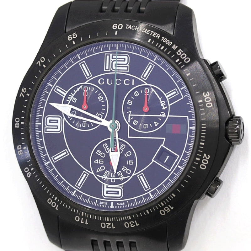 Gucci G-timeless Chrono 126.2 Ya126217 Mens Chronograph Quartz Watch Like New
