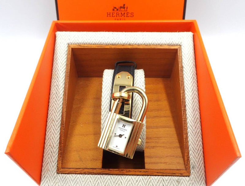 Hermes Kelly Watch Womens Wristwatch White Dial Swiss Made Luxury Timepiece