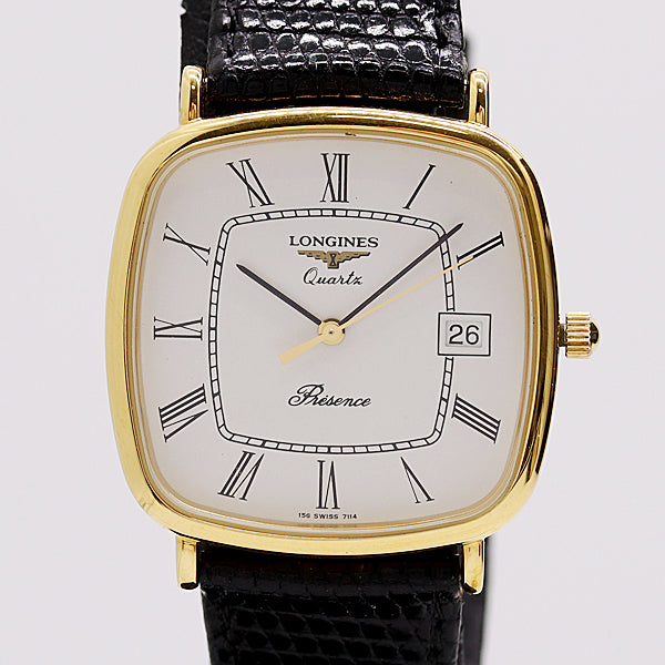 Longines Présence Quartz Mens Watch White Dial 2011000 2bjy Abc19576 Kmt