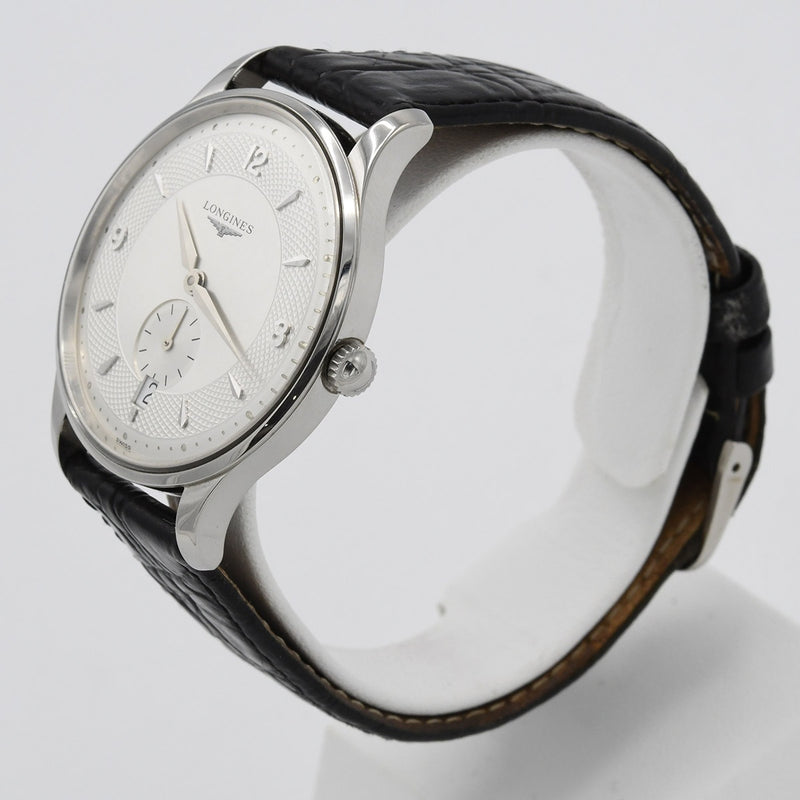 Longines L.4.685.4 Automatic Wristwatch Silver Dial Small Seconds Working