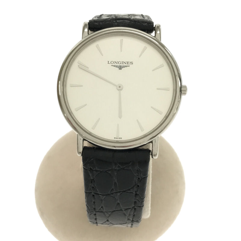 Longines L4.620.4 Quartz Watch Silver Dial Aftermarket Band H15907 Pawnshop