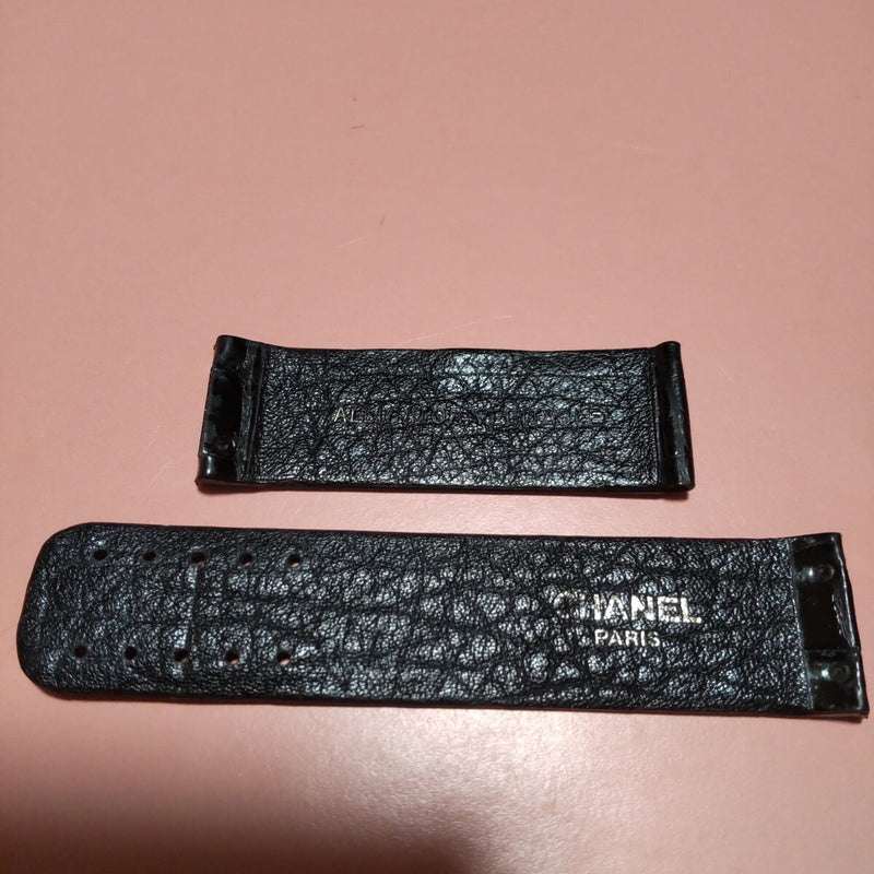 Chanel Mademoiselle Leather Alligator Strap 18185585mm Crocodile Belt