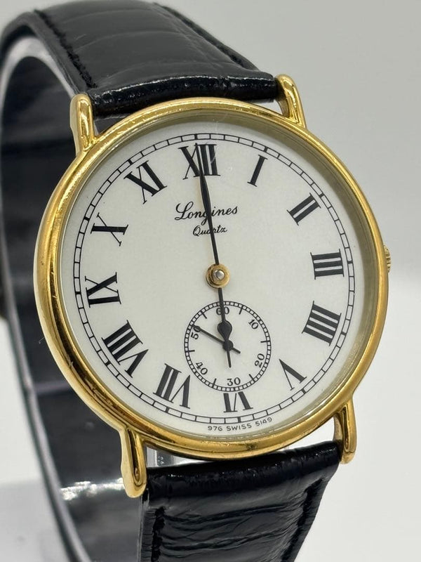 Longines 150th Anniversary Quartz Watch 976 5149 Small Seconds Japanese Vintage