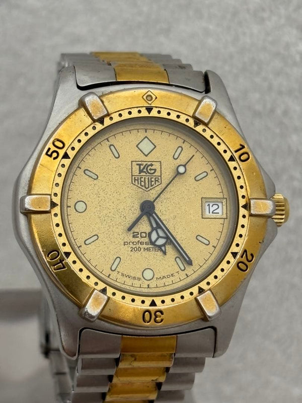 Tag Heuer 2000 Quartz 964.006 Mens Wristwatch Original Band Japanese Vintage