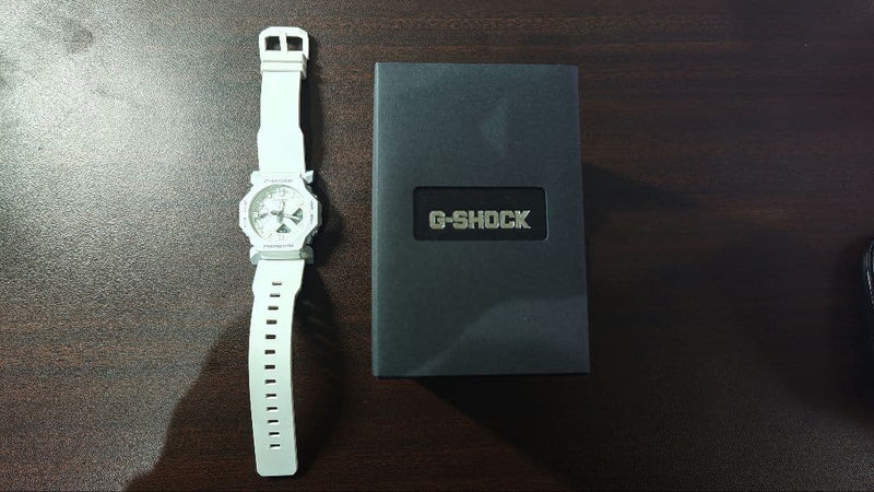 G-shock Ga-2300-7ajf White Japanese Quartz Wristwatch Mens Digital Watch